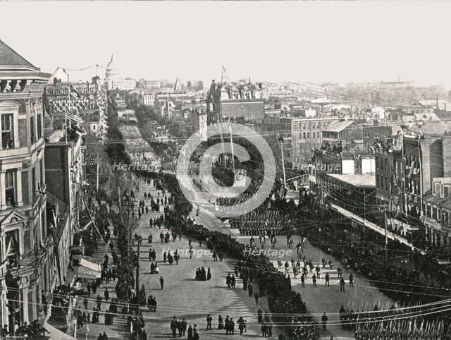 A fete day in the American capital, Washington DC, USA, 1895.  Creator: Unknown.