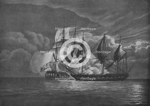 'A Fine Chase and Capture', c1800. Artist: John Augustus Atkinson.