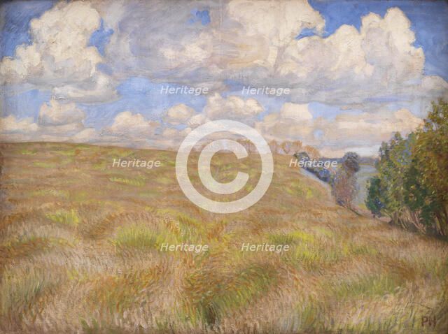 A Field of Waving Rye, 1894. Creator: Peter Hansen.