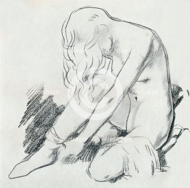 'A figure study', c20th century (1932). Artist: William Newenham Montague Orpen.