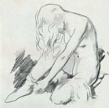 A figure study c20th century (1932). Artist: William Newenham Montague Orpen