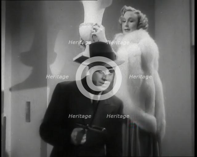 A Film Clip Featuring Jack La Rue and Googie Withers, 1930s. Creator: British Pathe Ltd.