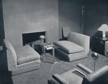 A fireside group in a living-room designed by Russel Wright 1935