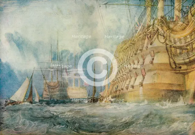 'A First Rate Taking in Stores', 1818. Artist: JMW Turner.