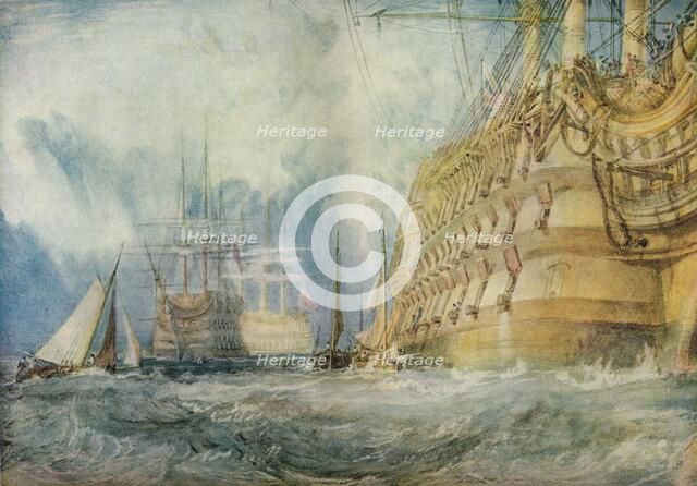 'A First Rate Taking in Stores', 1818. Artist: JMW Turner.