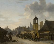 A Fish Market. Creator: Egbert van der Poel