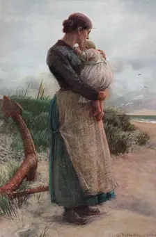 A Fisherman's Treasure c1870-1906, (1906). Creator: George Faulkner Wetherbee