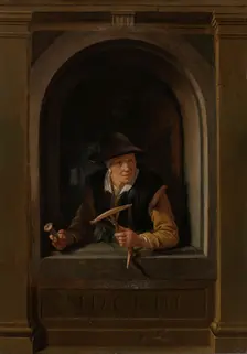 A Fisherman's Wife, 1653. Creator: Gerrit Dou