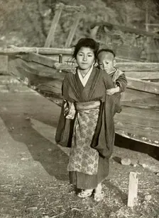 A Fisherman's Children 1910. Creator: Herbert Ponting