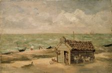 A Fisherman's Hut by the Sea, early 19th century. Artist: Thomas Churchyard