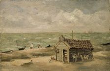 A Fisherman's Hut by the Sea, early 19th century. Artist: Thomas Churchyard
