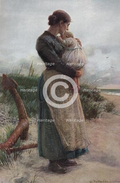 'A Fisherman's Treasure', c1870-1906, (1906). Creator: George Faulkner Wetherbee.