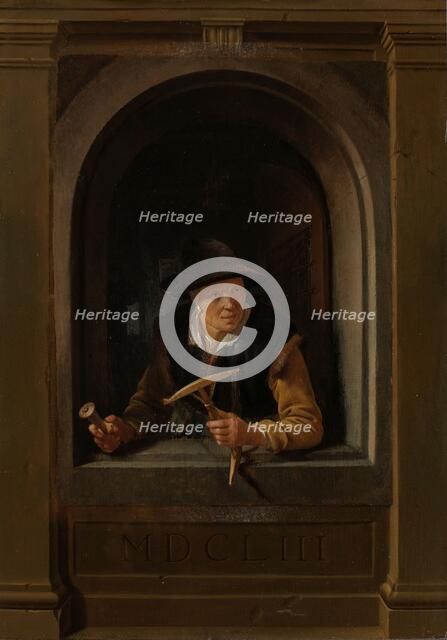 A Fisherman's Wife, 1653. Creator: Gerrit Dou.