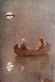 A Fishing Expedition in Shadow-land 1914. Creator: Unknown