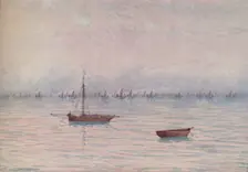 A Fishing Fleet 1910. Artist: William Biscombe Gardner