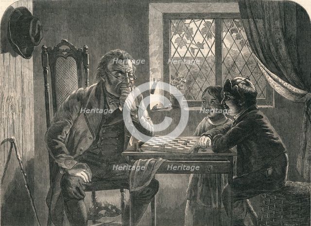 'A Fix - Black To Move', 19th century. Creator: Cheltnam.