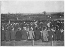 A Football Match at Manchester c1896. Artist: R Banks
