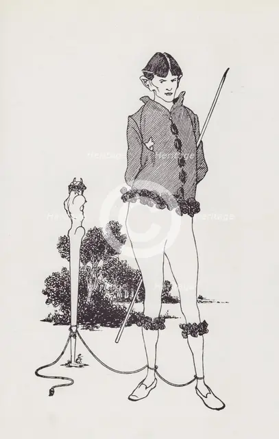 A Footnote, 1896. Creator: Aubrey Beardsley.