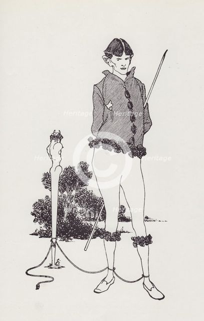 A Footnote, 1896. Creator: Aubrey Beardsley.