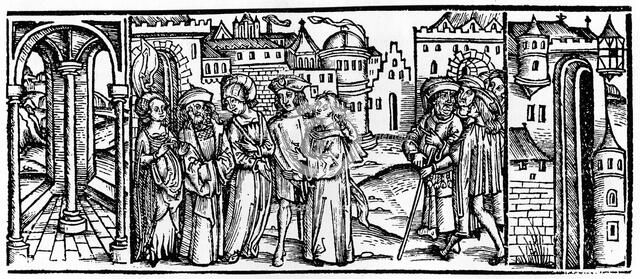 A folio from Boethius, Consolation of Philosophy, 1910.Artist: Johann Gruninger