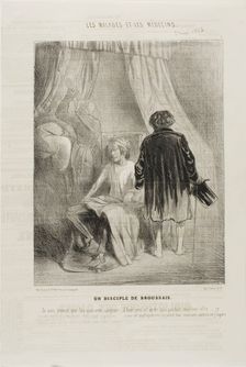 A Follower of Broussais (plate 7), 1843. Creator: Charles Emile Jacque