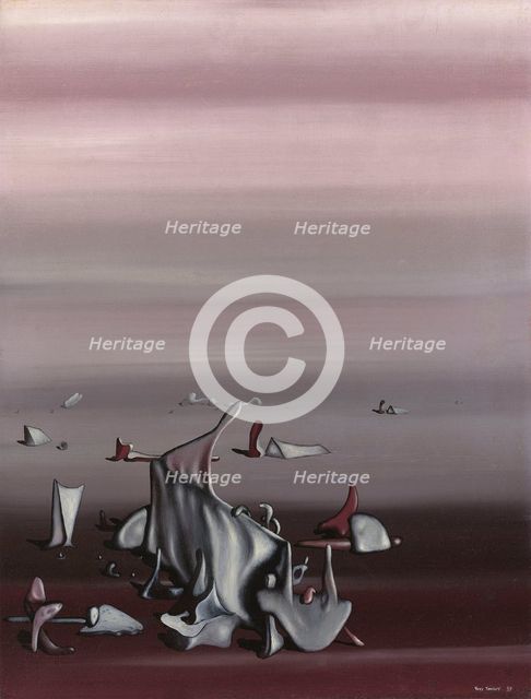 A force égale, 1935. Creator: Tanguy, Yves (1900-1955).