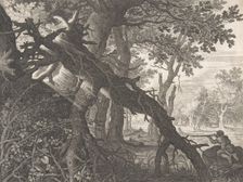 A Forest with a Rabbit Hunt,.n.d. Creator: Aegidius Sadeler II
