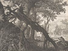 A Forest with a Rabbit Hunt,.n.d. Creator: Aegidius Sadeler II
