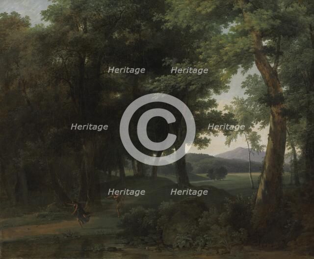 A Forest with Apollo and Daphne, 1810. Creator: Jean-Victor Bertin (French, 1767-1842).