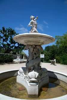 A fountain in Monserrate Park, Sintra, Portugal, 2009. Creator: Samuel Magal