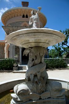 A fountain in Monserrate Park, Sintra, Portugal, 2009. Creator: Samuel Magal
