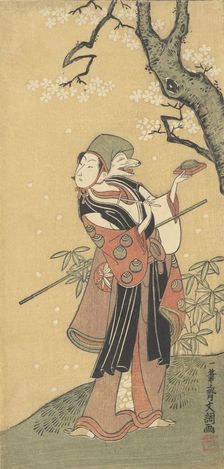 A Fox Dance from the Drama The Thousand Cherry Trees. Creator: Ippitsusai Buncho
