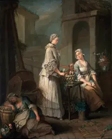 A Flower Girl c1795-c1799. Artist: Jean-Baptiste Charpentier the elder