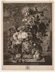 A Flower Piece, 1778. Creator: Richard Earlom (British, 1743-1822)