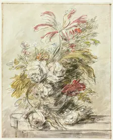 A Flower Piece, n.d. Creator: Jan van Huysum