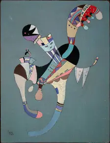 A Floating Figure, 1942. Creator: Kandinsky, Wassily Vasilyevich (1866-1944)
