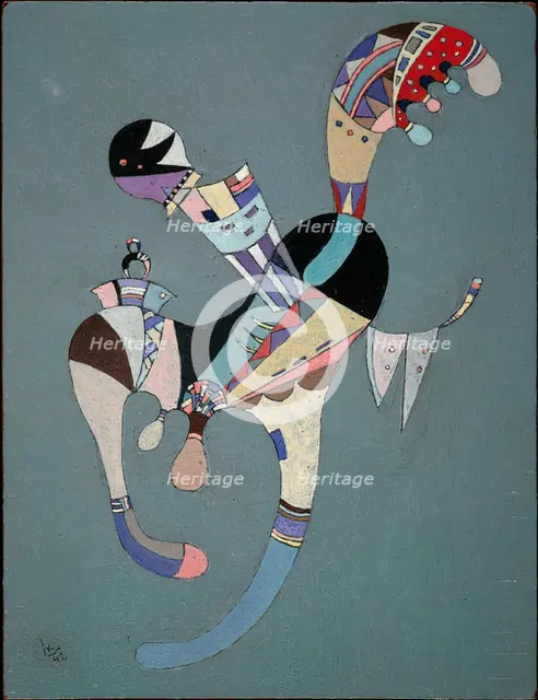 A Floating Figure, 1942. Creator: Kandinsky, Wassily Vasilyevich (1866-1944).