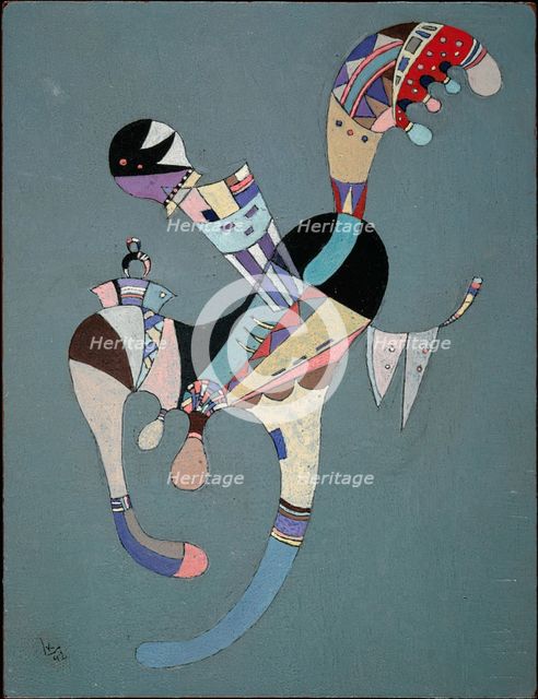 A Floating Figure, 1942. Creator: Kandinsky, Wassily Vasilyevich (1866-1944).