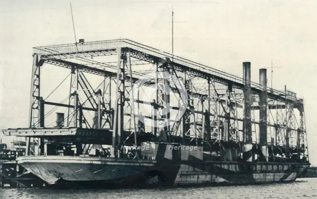 'A Floating Railway', 1922. Creator: Unknown.