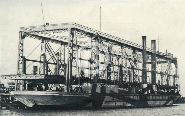 'A Floating Railway', 1922. Creator: Unknown.