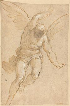A Flying Angel, 1580/1590. Creator: Jacopo Palma