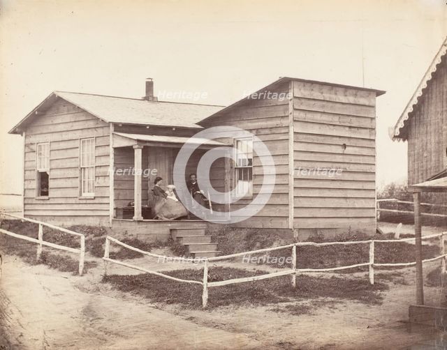 A Frontier Home, 1860s-70s. Creator: Unknown.