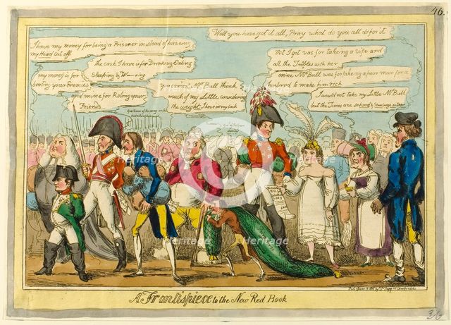 A Frontispiece to the New Red Book, published June 13, 1816. Creator: William Heath.
