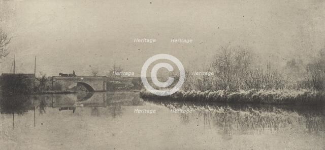 A Frosty Morning at Coltishall, 1890-1891, printed 1893. Creator: Dr Peter Henry Emerson.