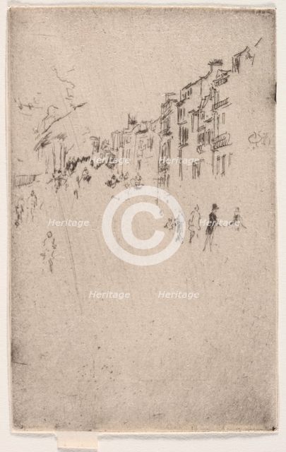 A Fragment of Piccadilly. Creator: James McNeill Whistler (American, 1834-1903).