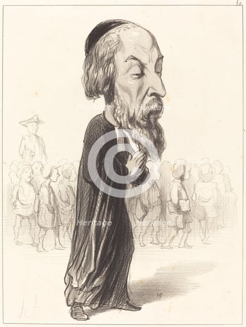 A. Fréd. Pierre comte de Falloux, 1849. Creator: Honore Daumier.