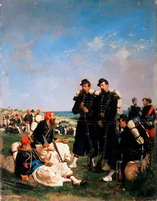 A French camp near Sevastopol 19th century. Artist: Paul Alexandre Protais