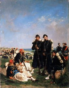 A French camp near Sevastopol 19th century. Artist: Paul Alexandre Protais