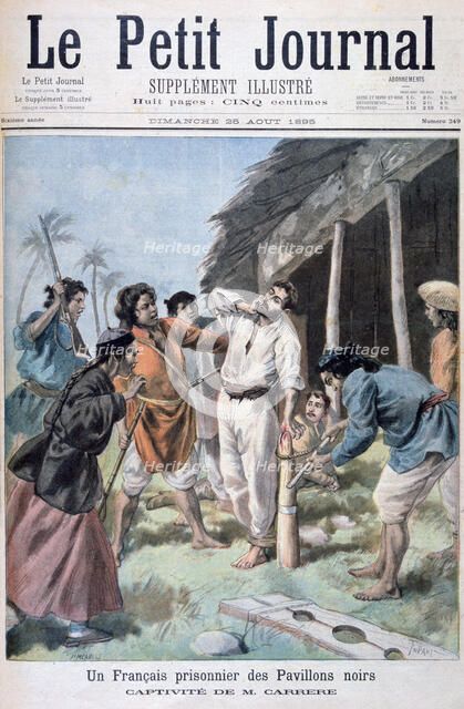 A French captive, Tonkin, Vietnam, 1895. Artist: Oswaldo Tofani