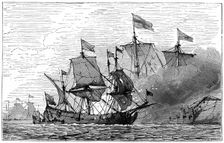 A French brûlot (fire ship), 18th century, (1898)